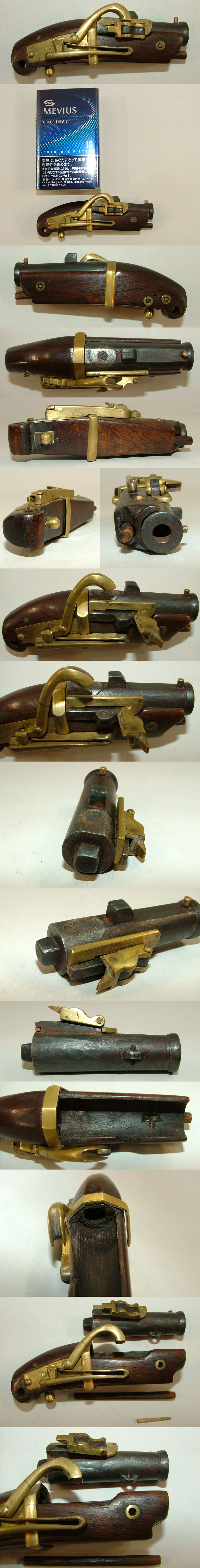 ミニチュア火縄銃各部分画像