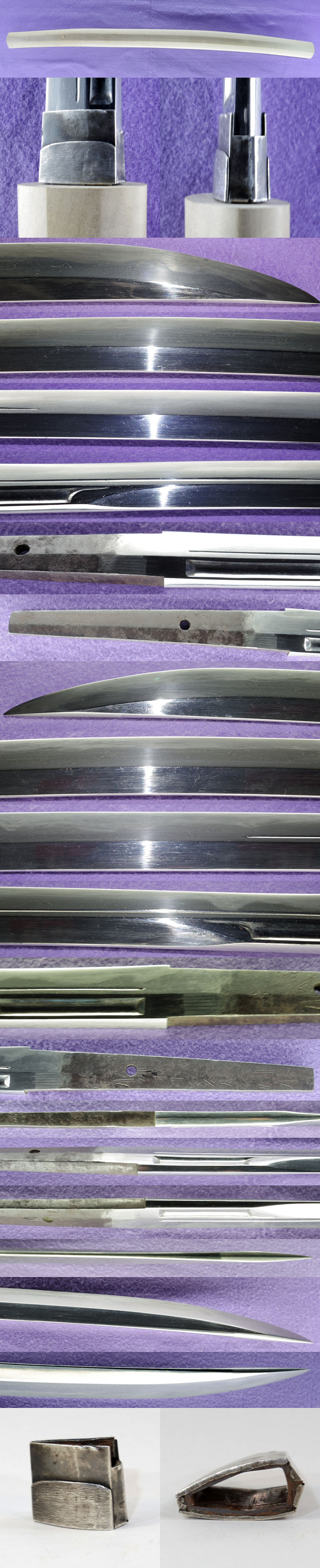 肥州木下住人藤原国勝作（同田貫正国初銘）各部分画像