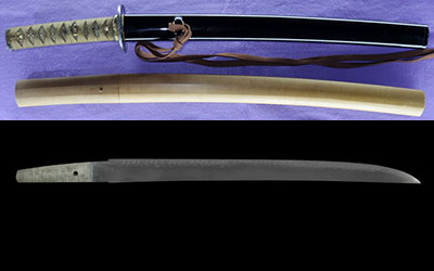 wakizashi (hizen_no_kuni tadatsugu New Japanese swords Exhibition winning work) (Nakao Tadatsugu)thumb