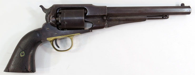 レミントン M1858　ニューモデルアーミー（Remington M1858 NEW-MODEL Army）六連発リボルバー　管打銃写真