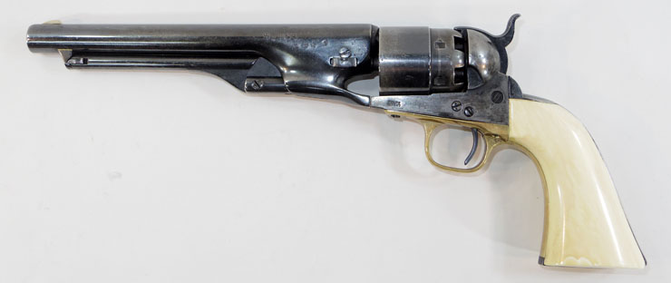 コルトM1860アーミーリボルバー (Colt M1860 Army Revolver)6連発リボルバー管打銃写真