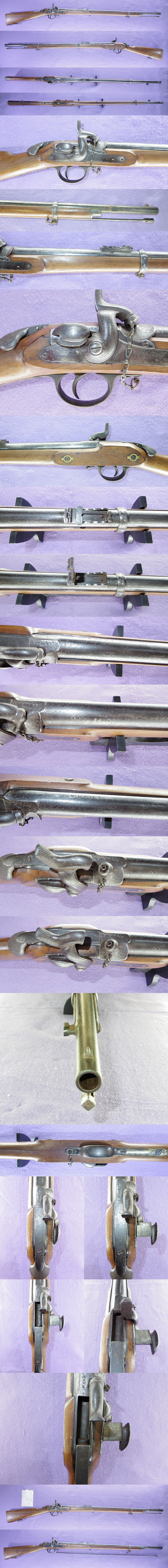 後装式管打銃 　ウイルソン ライフル銃（イギリス）(海老尻銃)各部分画像