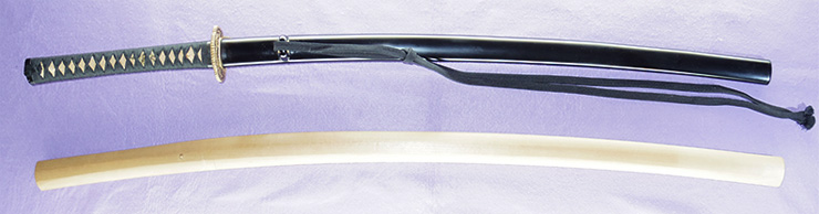 刀　武州住泰守久 (石堂守久) (秦東蓮) (業物)鞘