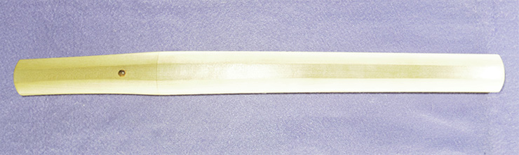 短刀　法廣作之 (宮入法廣) (無鑑査刀匠) (正宗賞受賞刀匠) (宮入行平一門で隅谷正峯の門人)　　　辛未歳正月日鞘