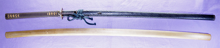 刀　陸奥守藤原包重 (二代包保 右陸奥) (信州松本水野家抱工) (新刀上作)鞘