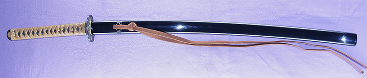 刀　豊前住河野貞光作　　戊寅年豊国住国光作 四月日鞘