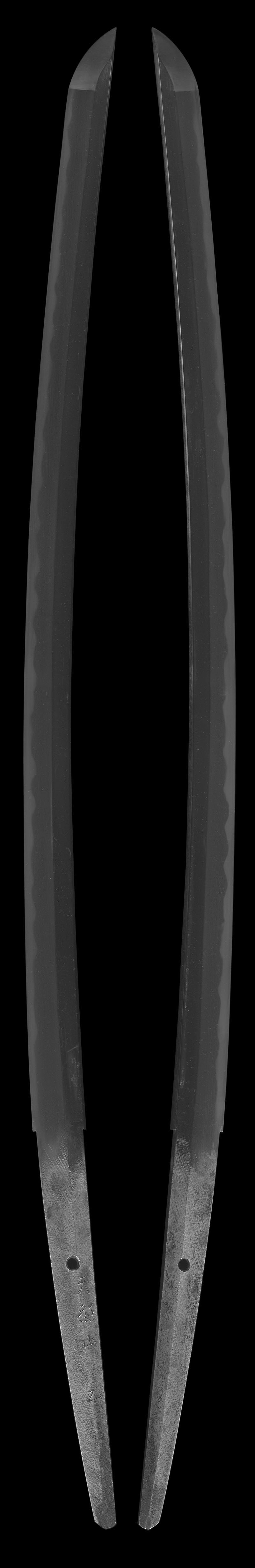 刀　天照山乙　(天照山鍛錬刀)全体画像