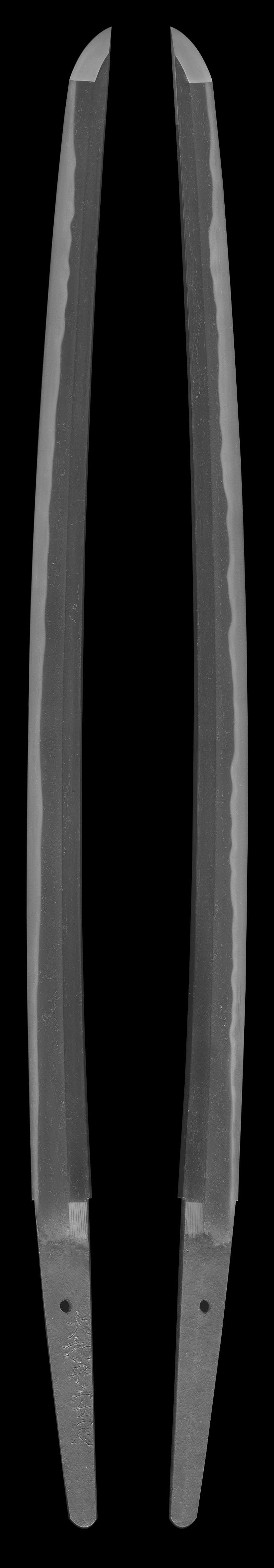 脇差　大和守安定（新刀上作) (良業物）全体画像