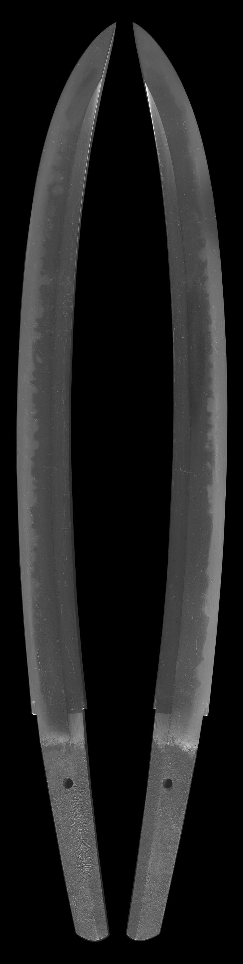 脇差　雲州住大明京全体画像