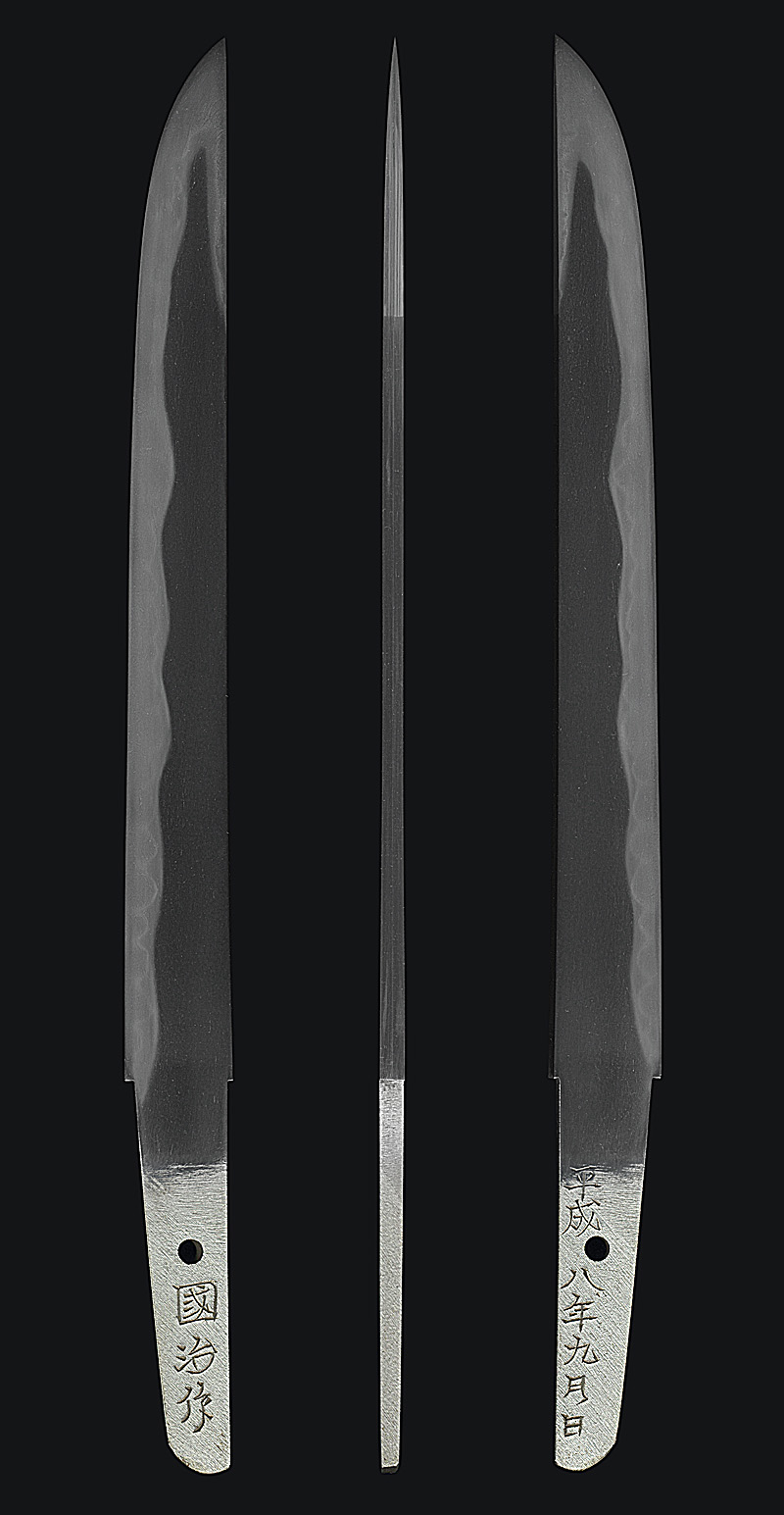短刀 國治 (小宮国治) (昭和の大業物と言われる小宮四郎国光の子) 平成八年九月日全体画像